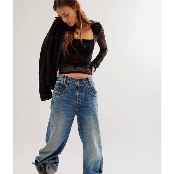 NWT Free People My Party Top Long Sleeve Shirt - Picture 4 of 6